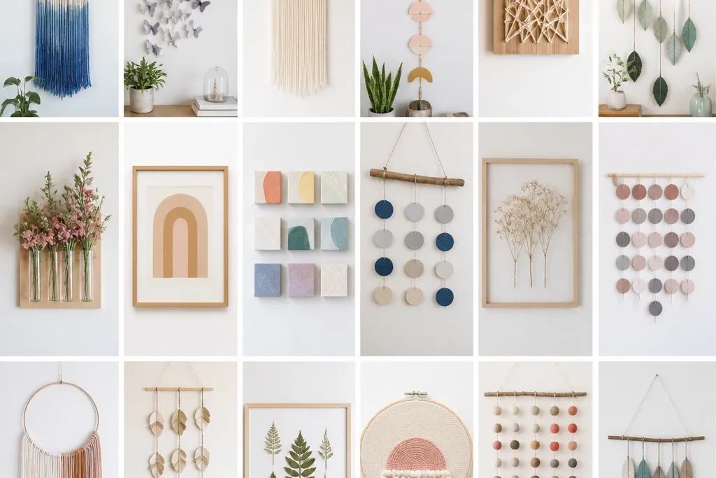 20 easy DIY room decor wall art craft ideas
