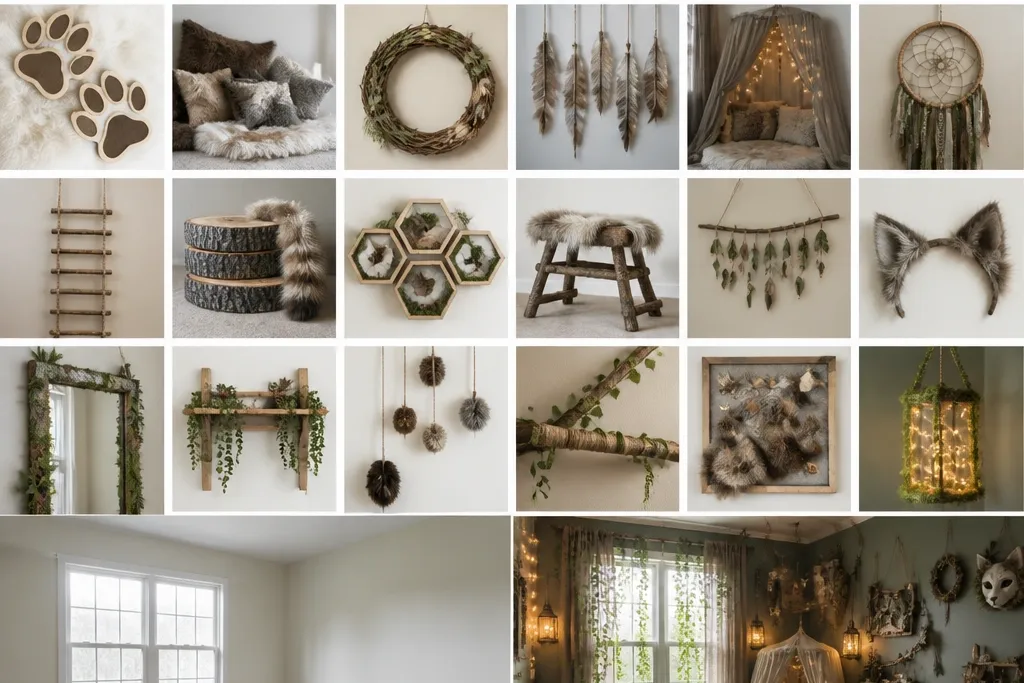 19 therian room decor ideas DIY for a creative den before and after