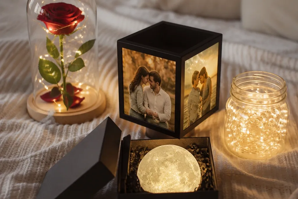 DIY gifts for boyfriend with lights that feel special