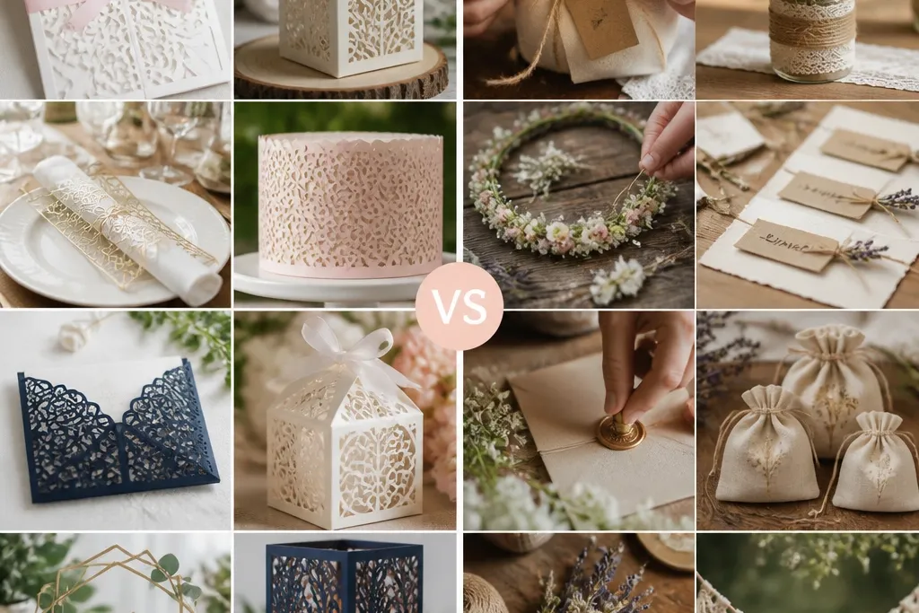 20 DIY Wedding Crafts With Cricut Vs Handmade Details comparison_review