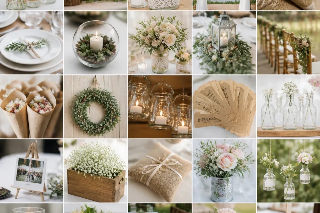 25 DIY Wedding Crafts Ideas For A Gorgeous Celebration seasonal_evergreen