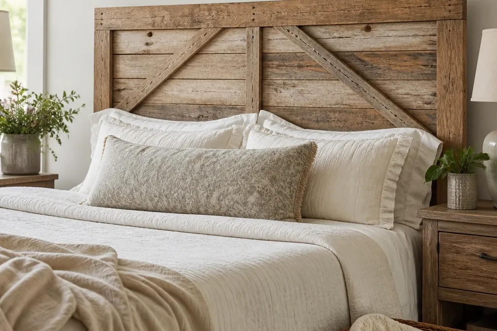 Farmhouse Headboard DIY Ideas for a Cozy Room