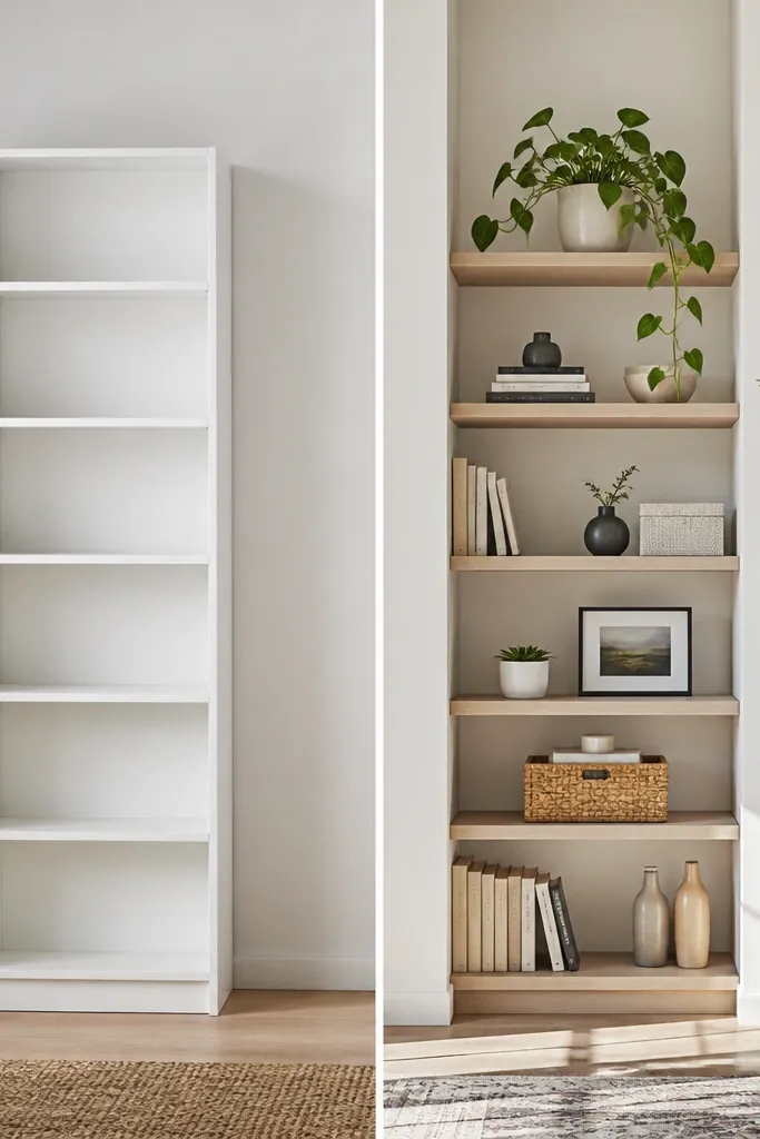 Ikea DIY Billy DIY vs shelving