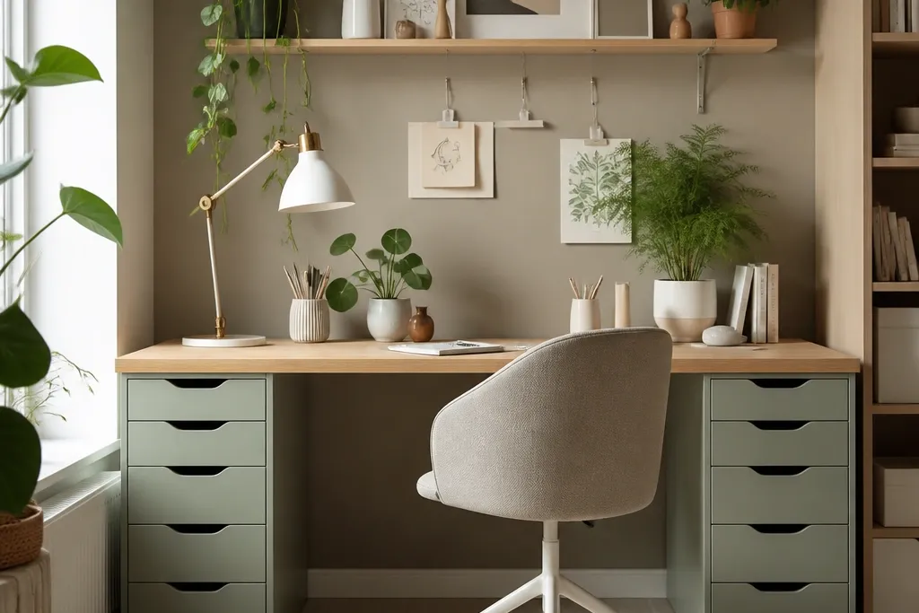 Ikea DIY desk ideas for a creative office