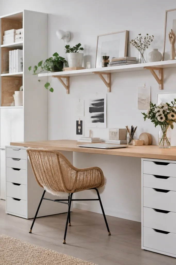 Ikea DIY desk ideas for a creative office