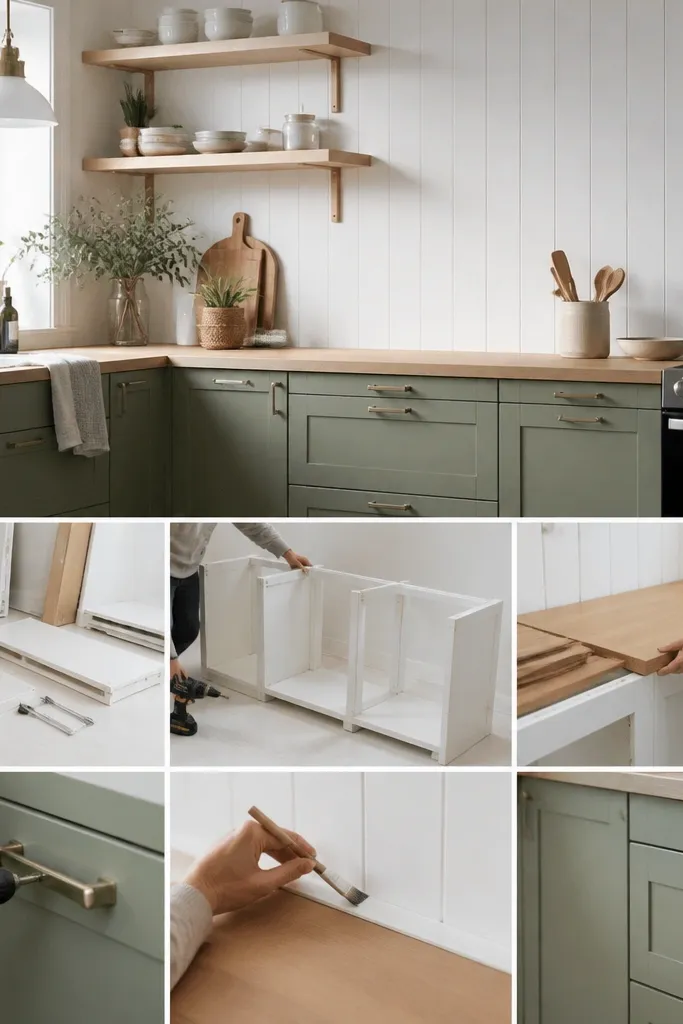 Ikea DIY kitchen DIY steps budget update