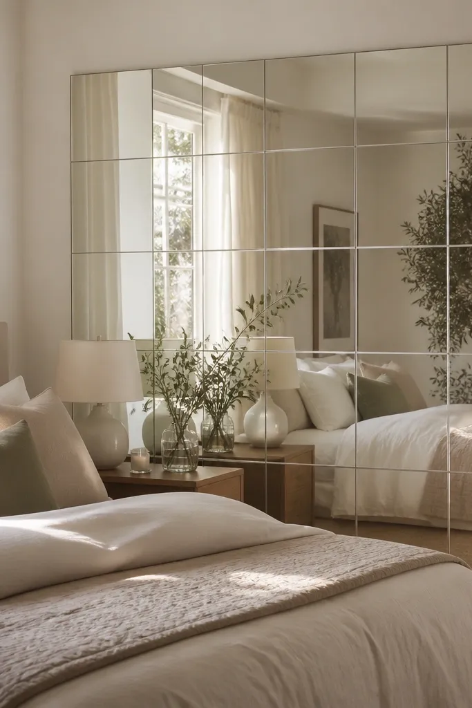 Ikea DIY mirror wall ideas dreamy room