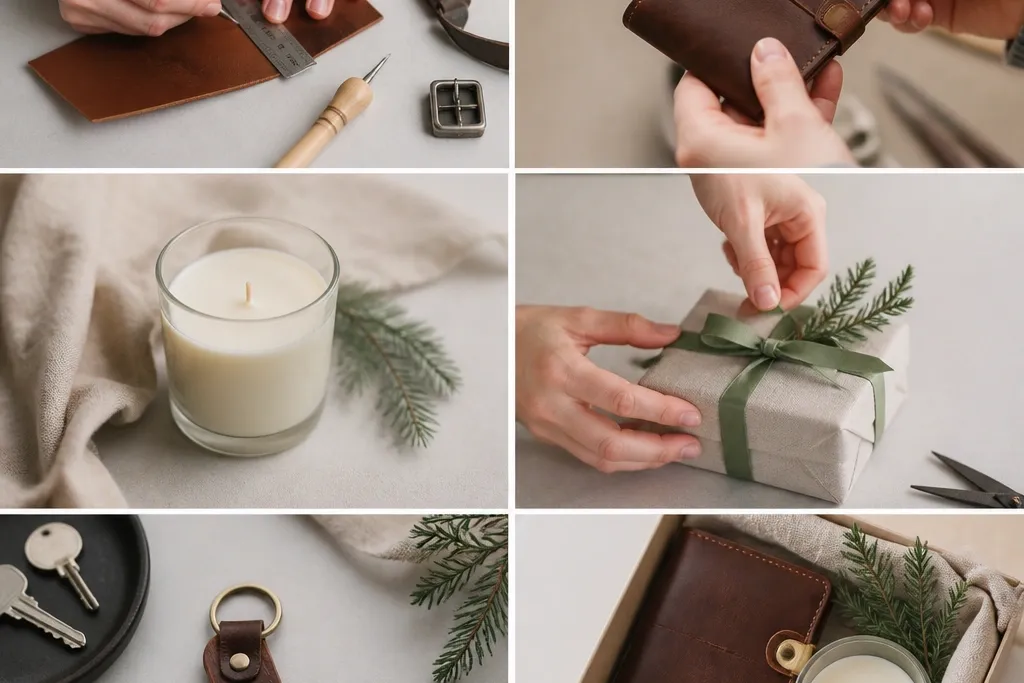 Modern minimalist DIY gifts for boyfriend in steps