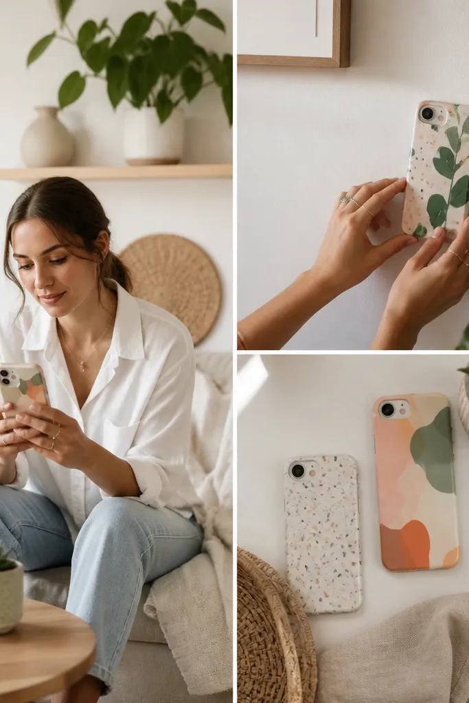 No Drill Phone Covers DIY for renters