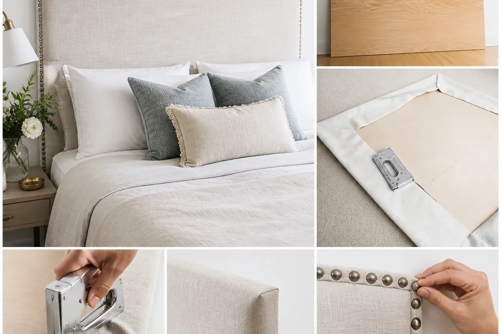 Quick Easy DIY Fabric Headboard Steps for a Simple Makeover