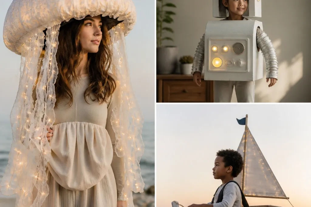 Unique DIY costume ideas with lights and storage