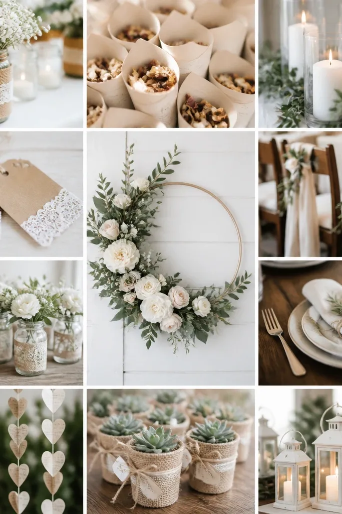 15 Wedding Crafts DIY Homemade Vs Store-Bought Decor low_maintenance